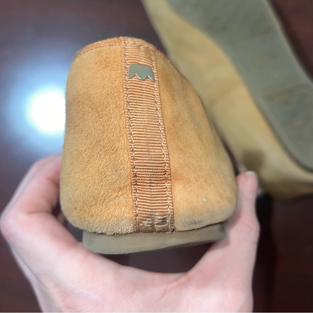 Birdies Women's Tan Suede Loafers - Picture 5 of 5
